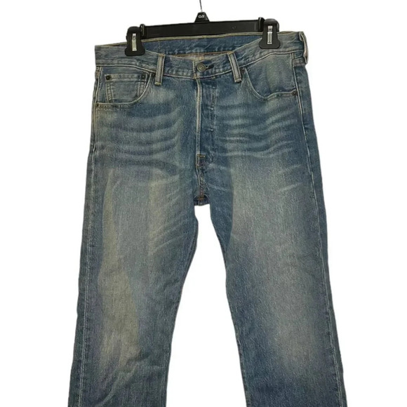 Levi's Men's 501 Original  Straight Leg Jeans The Ben - Picture 3 of 7